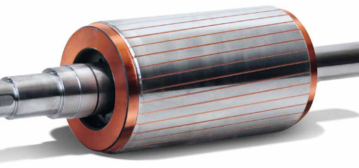 Anel de cobre centrifugado ou anel de curto circuito para rotor de indução tipo gaiola
