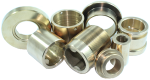 Porcas, conexões, flanges, anéis